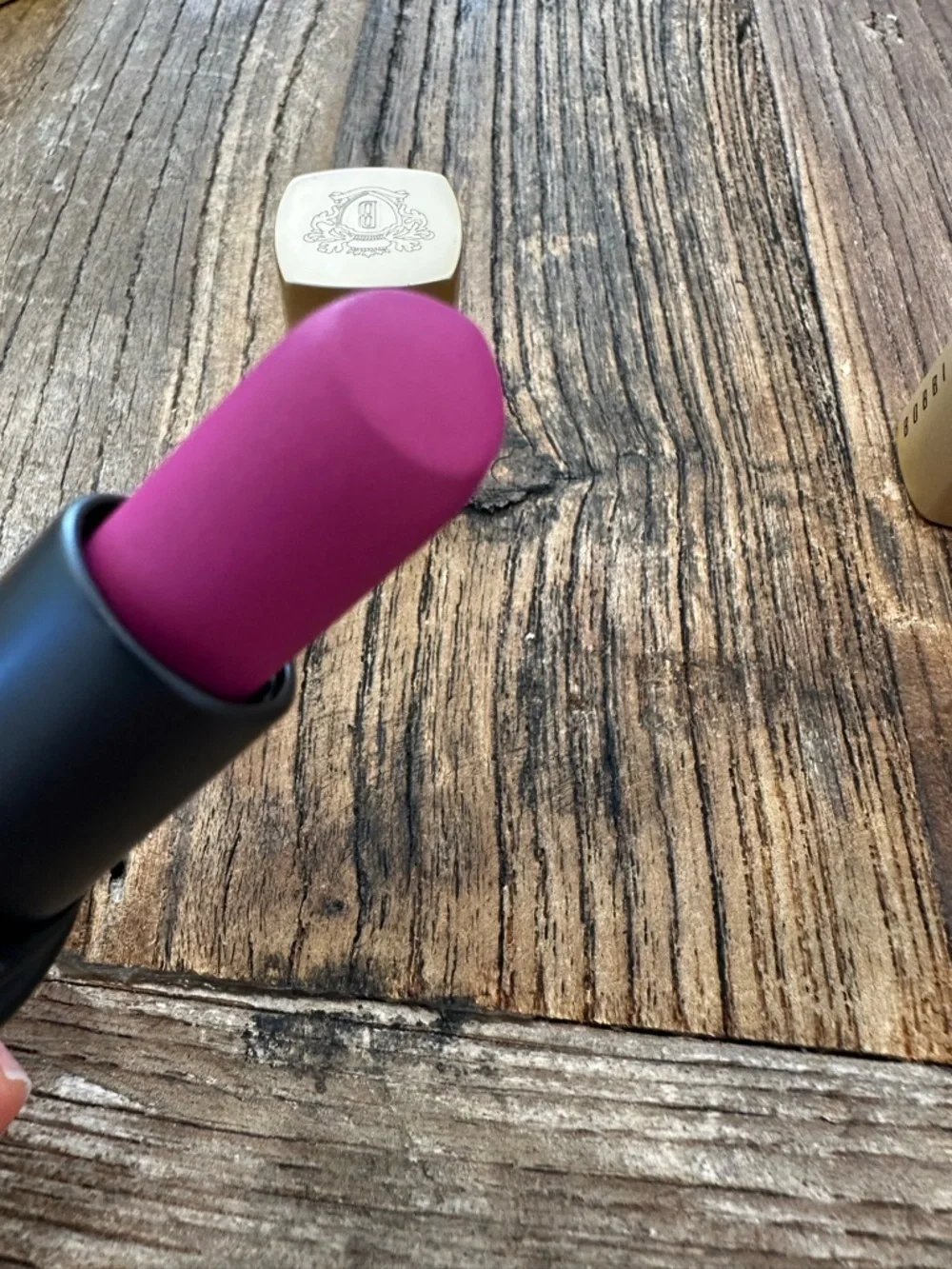 Bobbi Brown Metallic Gold Lipstick Duo with Black Banding